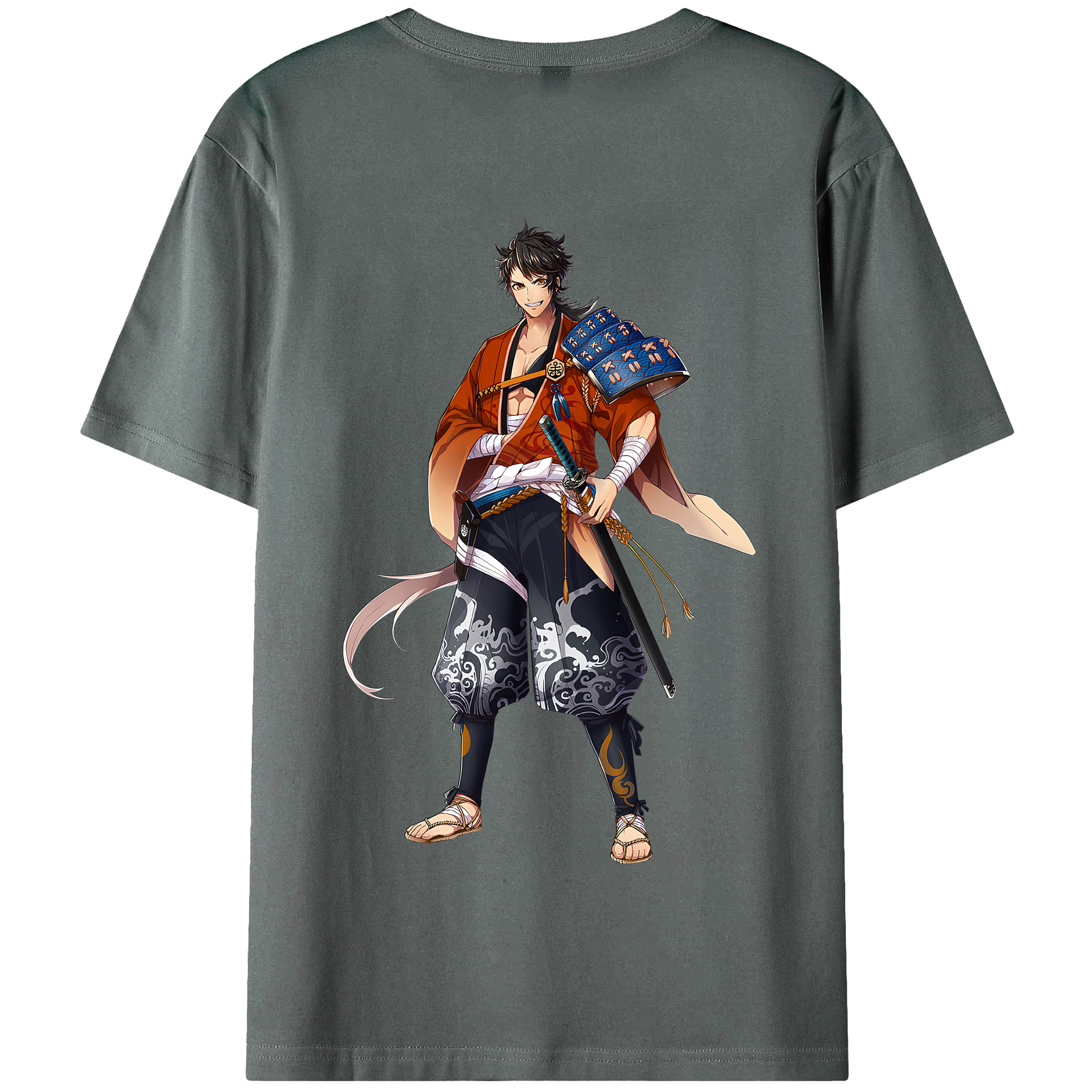 （画像用） 刀剣乱舞 Touken Ranbu 綿100％半袖Tシャツ（背面プリント）